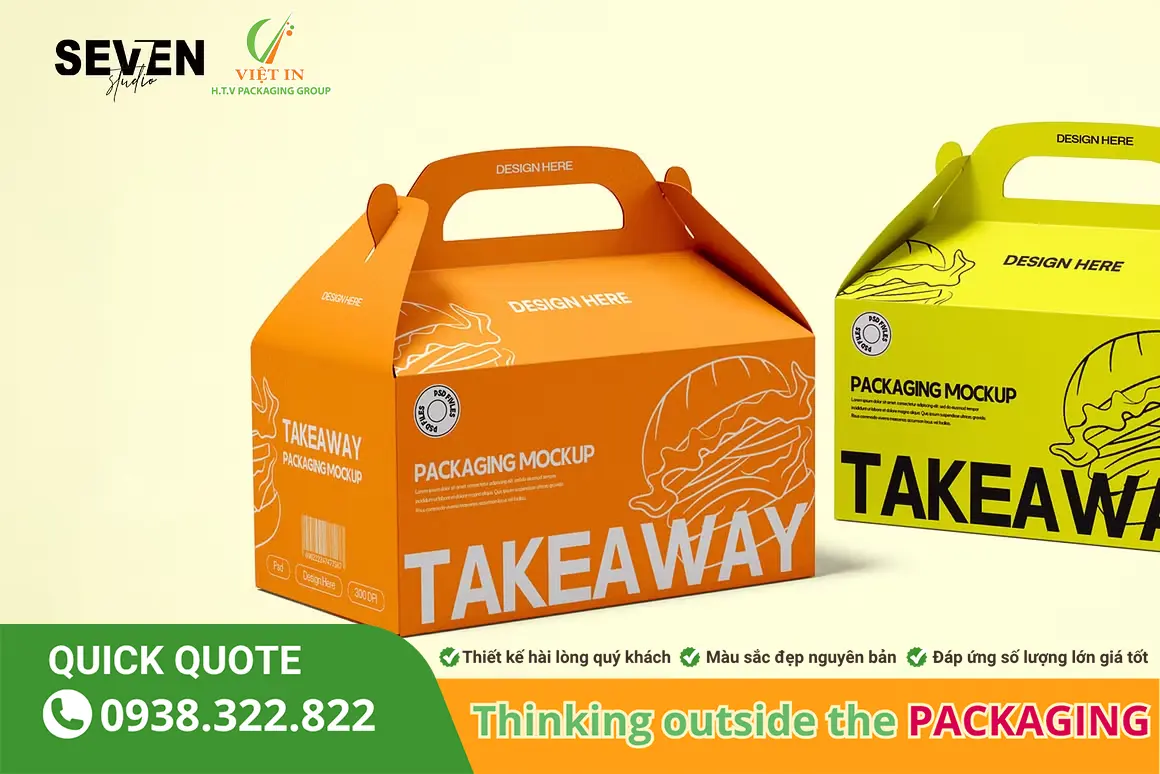 bao bì giấy take away