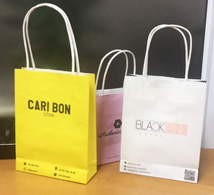 Túi giấy đựng mỹ phẩm giá rẻ cho các hãng, các shop bán mỹ phẩm